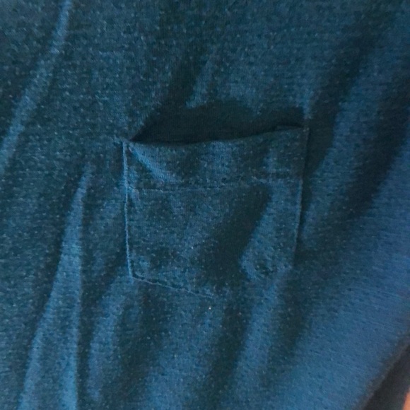 Teal Bow Tie Back Tee - Picture 4 of 11